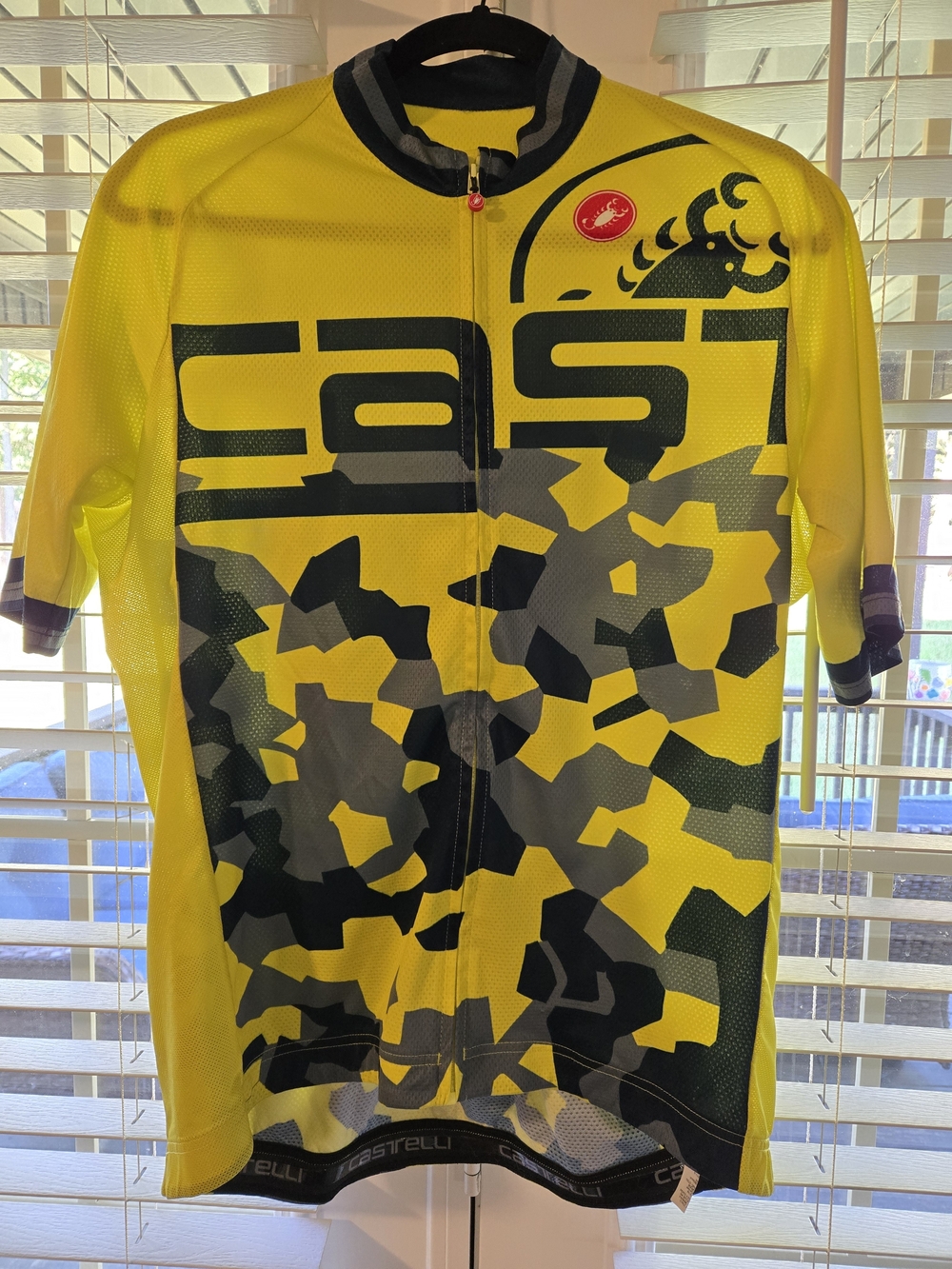 Castelli Camo Short-Sleeve Cycling Biking Jersey Sz 3XL